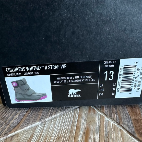 Sorel Children’s Whitney II Snow Boots Sz13 - Picture 10 of 10